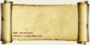 Una Isaković vizit kartica